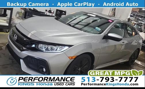 Lunar Silver Metallic 2018 Honda Civic EX