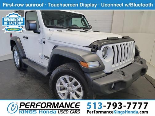 Bright White Clearcoat 2023 Jeep Wrangler Sport S