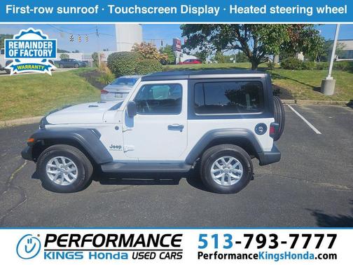 Bright White Clearcoat 2023 Jeep Wrangler Sport S
