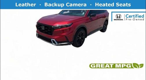 Radiant Red Metallic 2024 Honda CR-V Hybrid Sport Touring AWD