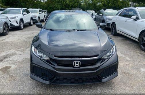 Black 2017 Honda Civic LX
