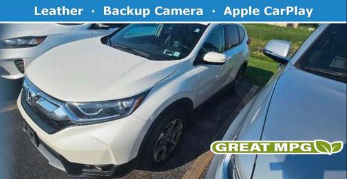 White Diamond Pearl 2018 Honda CR-V EX-L
