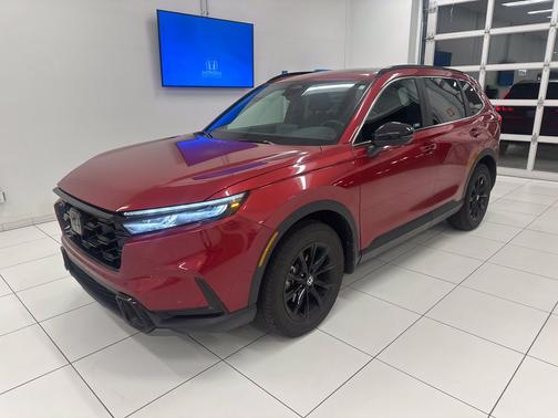 Radiant Red 2025 Honda CR-V Hybrid Sport AWD