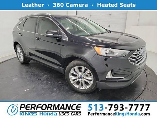 Agate Black 2020 Ford Edge Titanium