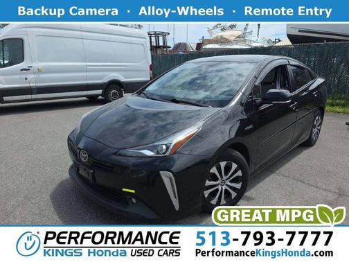 Midnight Black Metallic 2019 Toyota Prius XLE