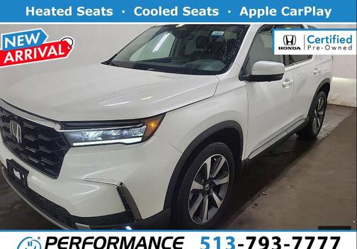 Platinum White Pearl 2023 Honda Pilot AWD Elite