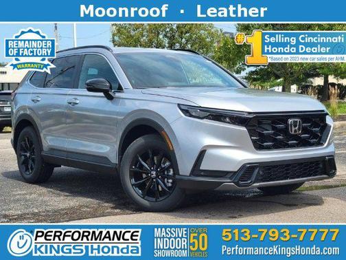 Lunar Silver Metallic 2024 Honda CR-V Hybrid Sport AWD