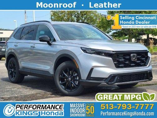 Lunar Silver Metallic 2024 Honda CR-V Hybrid Sport AWD