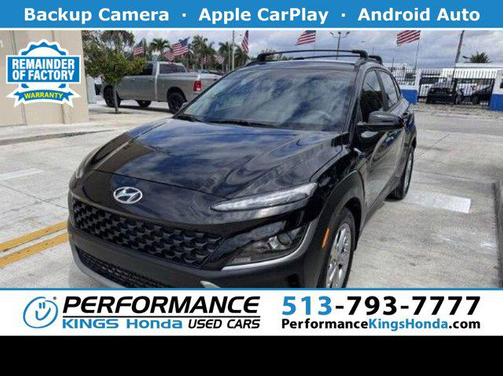 Ultra Black 2022 Hyundai KONA SEL