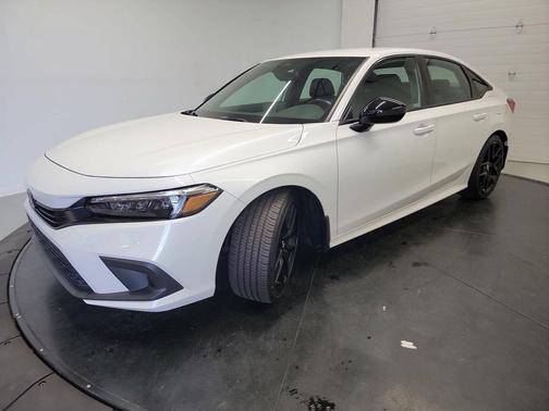 Platinum White Pearl 2023 Honda Civic Sport