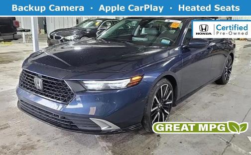Canyon River Blue Metallic 2023 Honda Accord Hybrid Touring