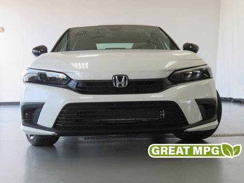 Platinum White Pearl 2023 Honda Civic Sport