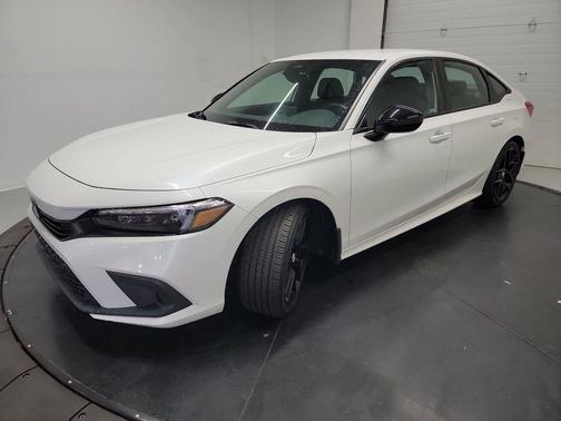 Platinum White Pearl 2023 Honda Civic Sport
