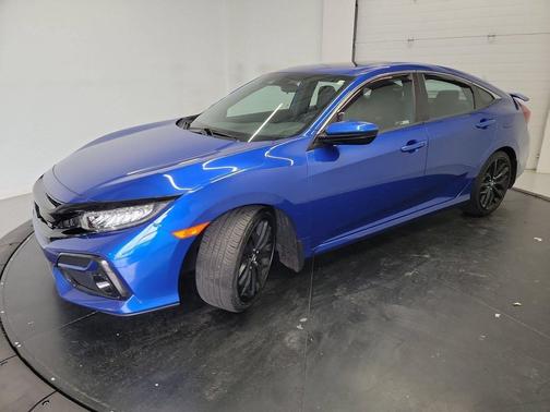 Aegean Blue Metallic 2020 Honda Civic Si Base