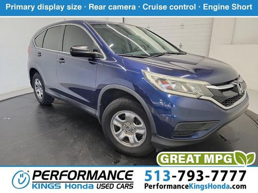 Obsidian Blue Pearl 2015 Honda CR-V LX