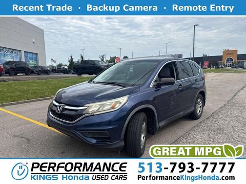 Obsidian Blue Pearl 2015 Honda CR-V LX