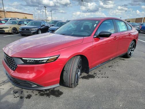 Radiant Red Metallic 2026 Honda Accord Hybrid Sport