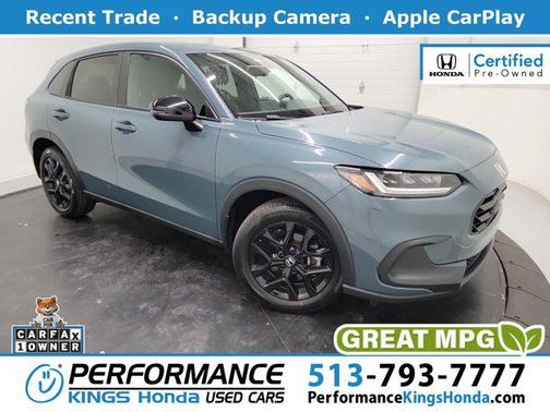 Blue 2023 Honda HR-V AWD Sport