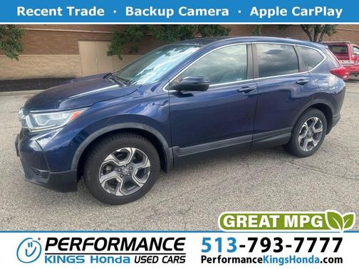 Obsidian Blue Pearl 2018 Honda CR-V EX