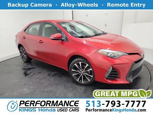 Barcelona Red Metallic 2017 Toyota Corolla SE