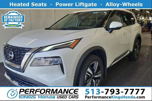 Pearl White Tricoat 2023 Nissan Rogue Platinum