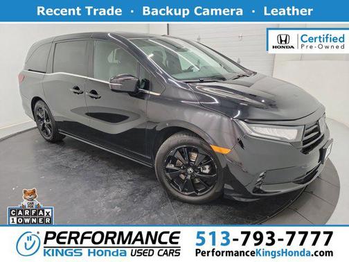 Crystal Black Pearl 2023 Honda Odyssey Sport