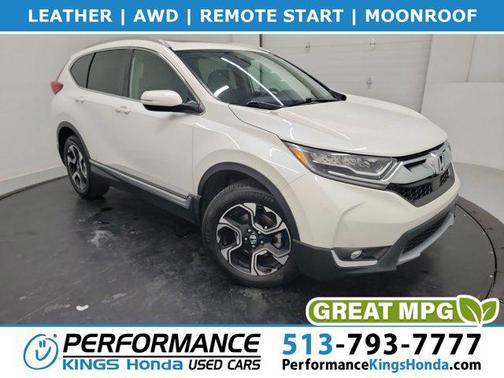 White Diamond Pearl 2018 Honda CR-V Touring