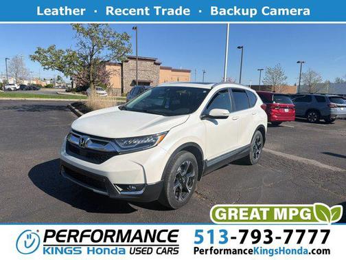White Diamond Pearl 2018 Honda CR-V Touring