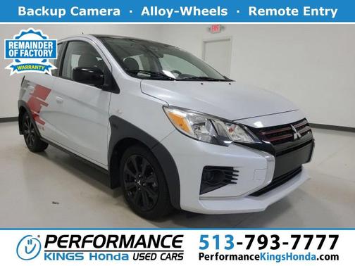 White Diamond w/Black Roof 2023 Mitsubishi Mirage Ralliart