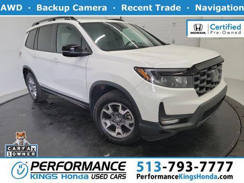 Platinum White Pearl 2023 Honda Passport AWD TrailSport