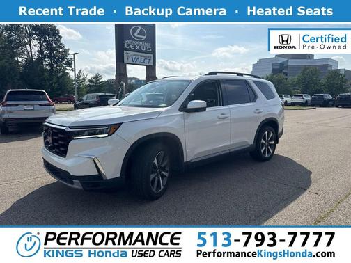 Platinum White Pearl 2025 Honda Pilot Elite