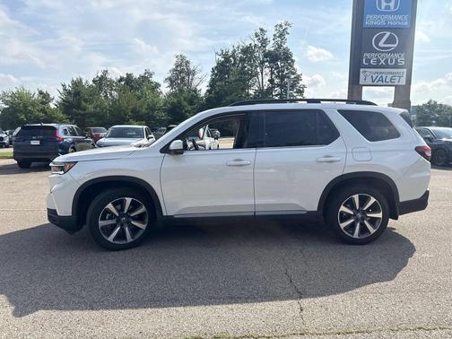 Platinum White Pearl 2025 Honda Pilot Elite