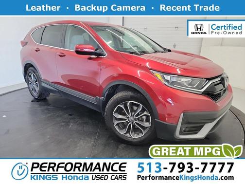 Radiant Red Metallic 2022 Honda CR-V AWD EX-L