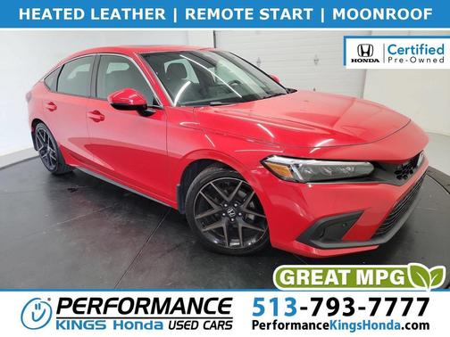 Rallye Red 2023 Honda Civic Sport Touring