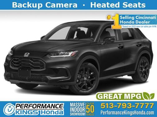 Crystal Black Pearl 2024 Honda HR-V AWD Sport