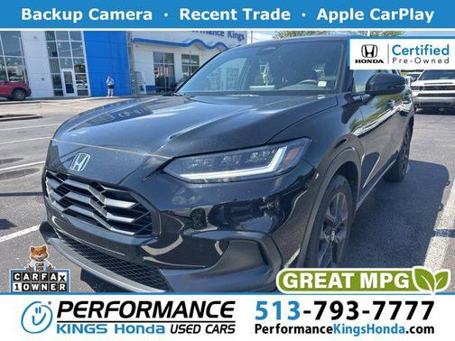 Crystal Black Pearl 2024 Honda HR-V AWD Sport