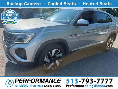 Silver Mist Metallic 2024 Volkswagen Atlas Cross Sport 2.0T SE w/Technology 4MOTION