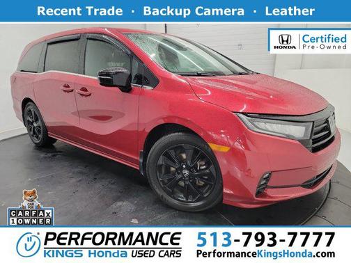 Radiant Red Metallic II 2023 Honda Odyssey Sport