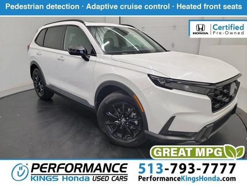 Platinum White Pearl 2026 Honda CR-V Hybrid Sport-L AWD