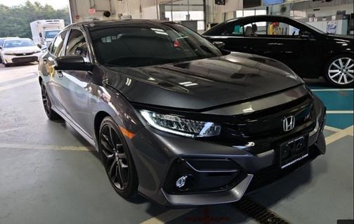 Gray 2020 Honda Civic Si Base