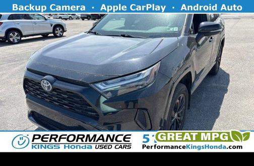 Midnight Black Metallic 2022 Toyota RAV4 Hybrid SE