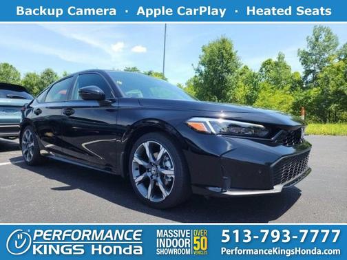 Crystal Black Pearl 2026 Honda Civic Hybrid Sport Touring
