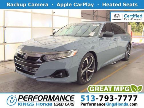 Still Night Pearl 2022 Honda Accord Sport SE 1.5T