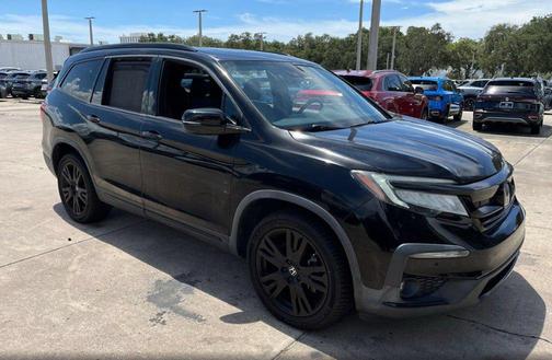 Crystal Black Pearl 2021 Honda Pilot AWD Black Edition