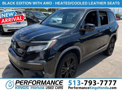 Crystal Black Pearl 2021 Honda Pilot AWD Black Edition
