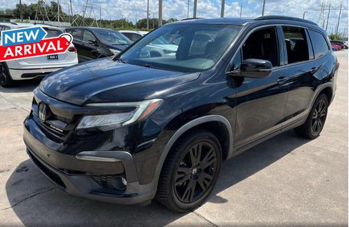 Crystal Black Pearl 2021 Honda Pilot AWD Black Edition