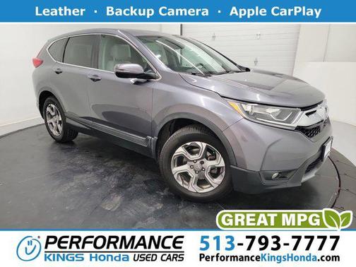 Gray 2017 Honda CR-V EX-L