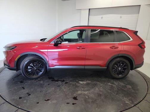 Radiant Red Metallic 2025 Honda CR-V Hybrid Sport AWD