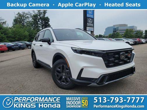 Platinum White Pearl 2026 Honda CR-V Hybrid TrailSport AWD