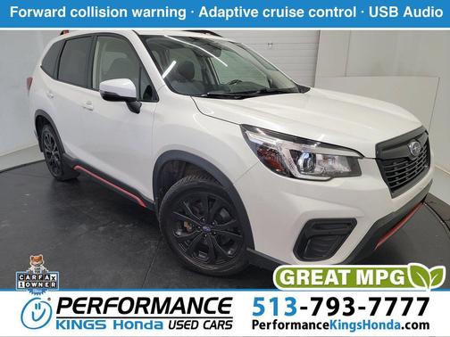 Crystal White Pearl 2019 Subaru Forester Sport